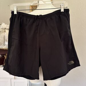 The North Face Men’s Black Short Size S Zipper Back Tie Elastic Waist